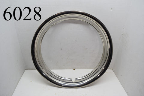 16" Chrome Beauty Ring Chevy Ford GM Mopar Dodge Wheel Cover Hubcap Single Nice
