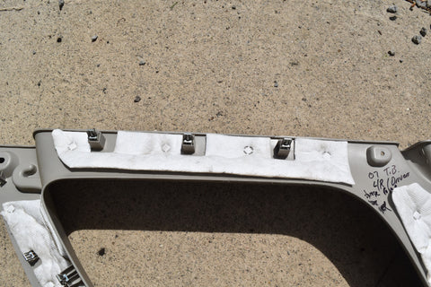 2007 CHEVROLET TRAILBLAZER REAR DRIVER WINDOW UPPER TRIM MOLDING 07 2005 2009