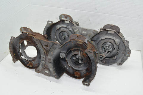 1964 Ford Galaxie Left Right Pair Headlight Assembly Buckets Mount 64
