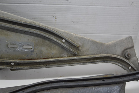 1963 1964 Ford Galaxie Fastback Rear LH RH Quarter Window Channel Guides 63 64