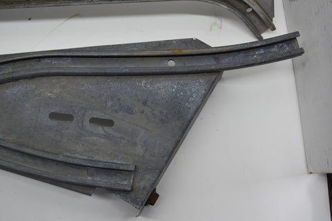 1963 1964 Ford Galaxie Fastback Rear LH RH Quarter Window Channel Guides 63 64