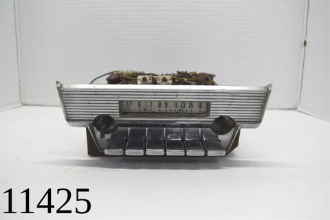 1958 1959 1960 FORD THUNDERBIRD AM RADIO STEREO BEZEL PLATE 58 59 60