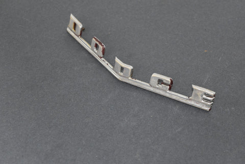 1946 1947 1948 Dodge D24 Custom Deluxe Nose Emblem Script 46 47 48 MOPAR Front