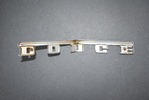 1946 1947 1948 Dodge D24 Custom Deluxe Nose Emblem Script 46 47 48 MOPAR Front
