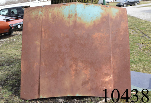 1964 Ford Galaxie 500 Hood Panel Trim Letters Bonnet 64