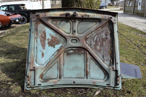 1964 Ford Galaxie 500 Hood Panel Trim Letters Bonnet 64