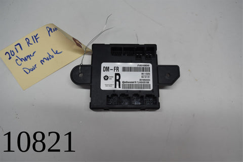 2011 2019 DODGE CHARGER FRONT RIGHT PASSENGER DOOR MODULE 6836560AB R 11 12 13