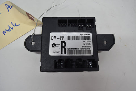 2011 2019 DODGE CHARGER FRONT RIGHT PASSENGER DOOR MODULE 6836560AB R 11 12 13