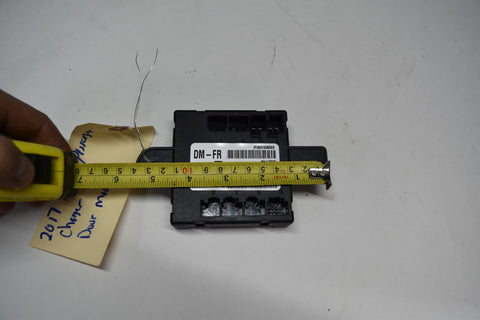 2011 2019 DODGE CHARGER FRONT RIGHT PASSENGER DOOR MODULE 6836560AB R 11 12 13