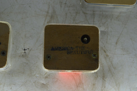 Five Narko Japan Americana Themed Music Boxes