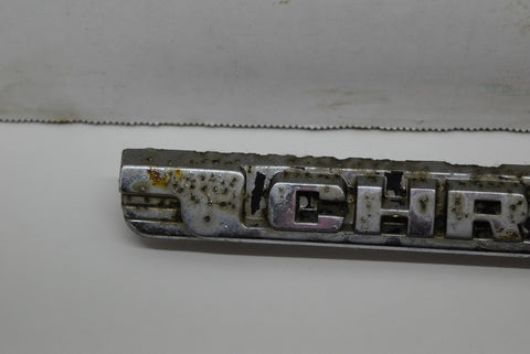 1949 49 Chrysler Trunk Deck Lid Emblem Badge Trim Moulding 1256025 OEM MOPAR