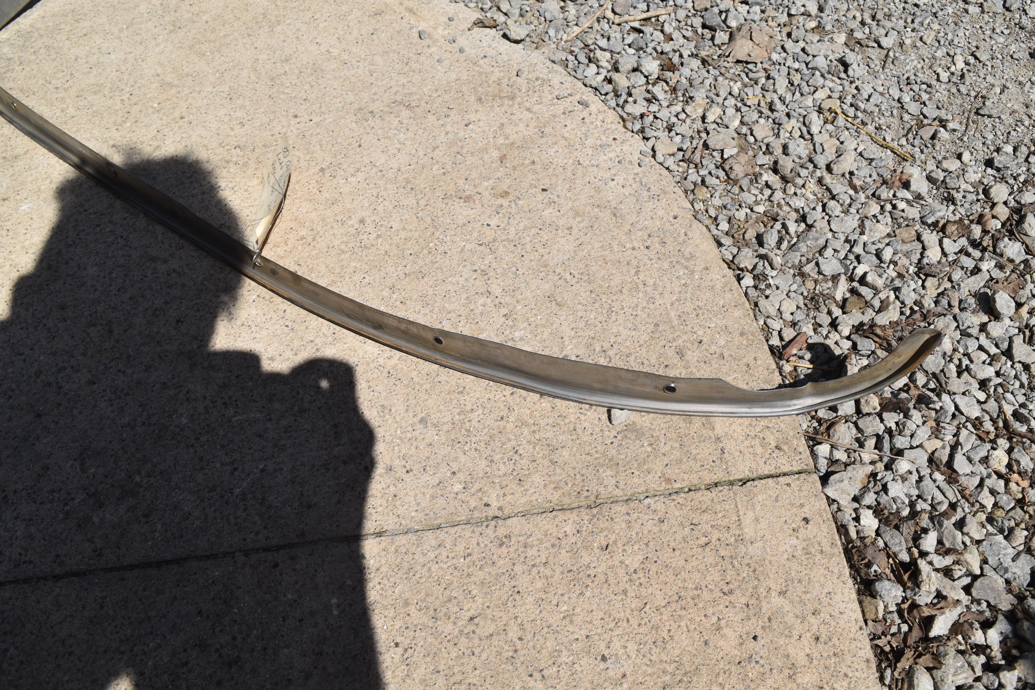 1958 CADILLAC LIMO FLEETWOOD SERIES 75 REAR DRIVER SIDE WHEEL WELL TRI