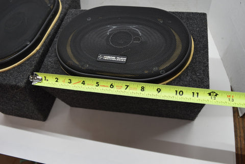 Hybrid Audio Technologies Set of Two Speakers Good Working Condition Nice!