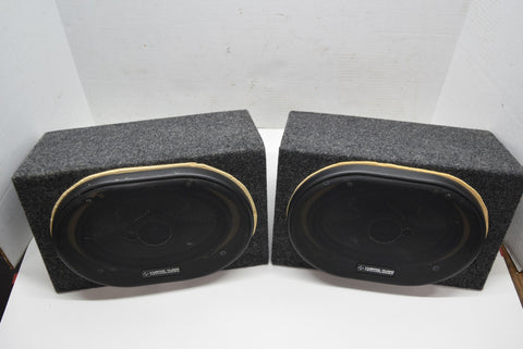 Hybrid Audio Technologies Set of Two Speakers Good Working Condition Nice!