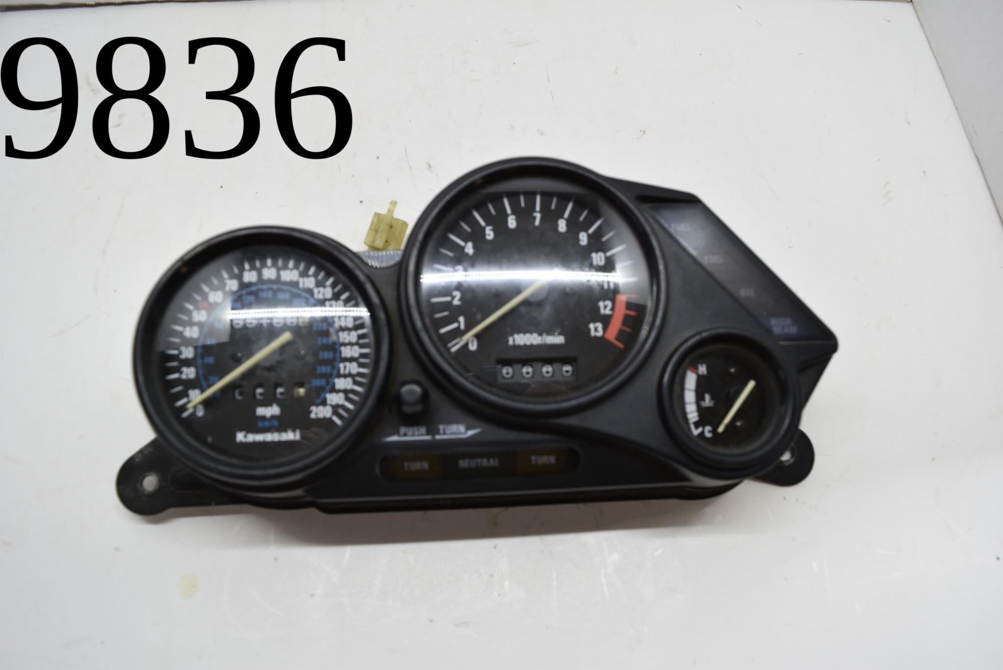 1990 1993 KAWASAKI NINJA ZX11 TACHOMETER SPEEDOMETER GAUGE CLUSTER 91