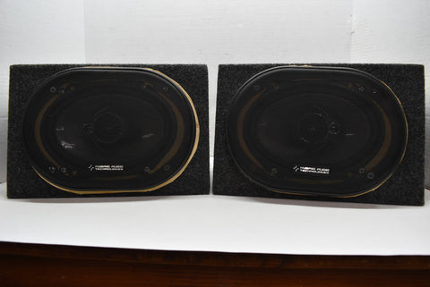 Hybrid Audio Technologies Set of Two Speakers Good Working Condition Nice!