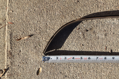 1947 1955 Chevy GMC Interior Headliner Rear Trim Bow Retainer 47 48 49 50 51 52