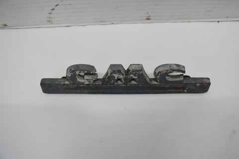 1948 1953 GMC PICKUP TRUCK SIDE HOOD EMBLEM LOGO 48 49 50 51 52 53