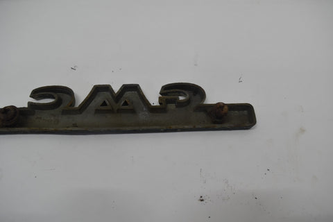 1948 1953 GMC PICKUP TRUCK SIDE HOOD EMBLEM LOGO 48 49 50 51 52 53