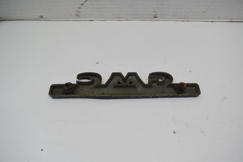 1948 1953 GMC PICKUP TRUCK SIDE HOOD EMBLEM LOGO 48 49 50 51 52 53