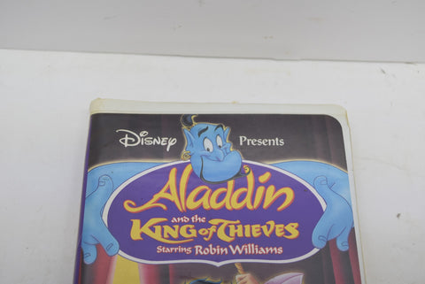 Rare Aladdin and the King of Thieves VHS 1996 Disney Clamshell Collectors Case