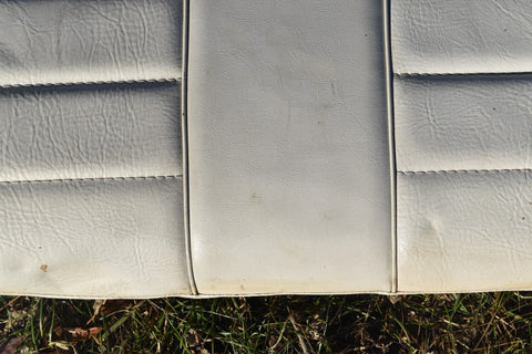 1983 1986 Ford Mustang Convertible Rear Upper Seat Section Fox White 83 84 85 86