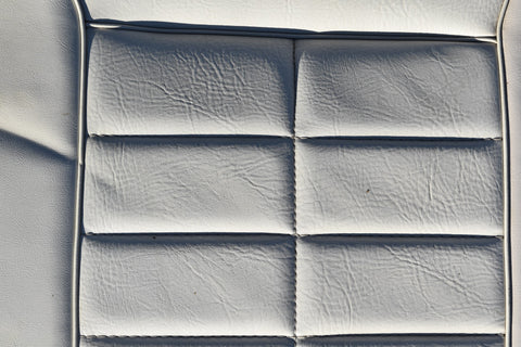 1983 1986 Ford Mustang Convertible Rear Upper Seat Section Fox White 83 84 85 86