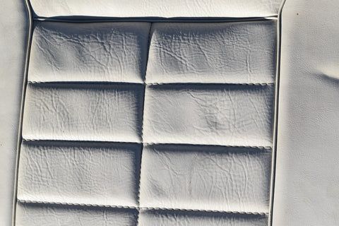 1983 1986 Ford Mustang Convertible Rear Upper Seat Section Fox White 83 84 85 86