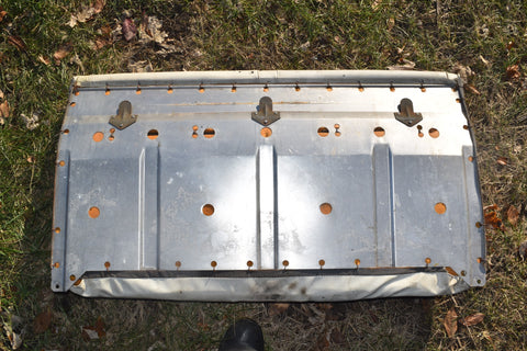 1983 1986 Ford Mustang Convertible Rear Upper Seat Section Fox White 83 84 85 86