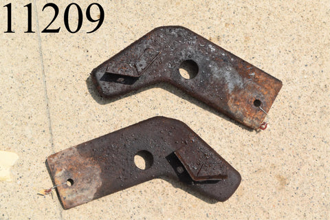 1964 Ford Galaxie Rear Inner Bumper Brackets Braces Left Right Pair LH RH 64