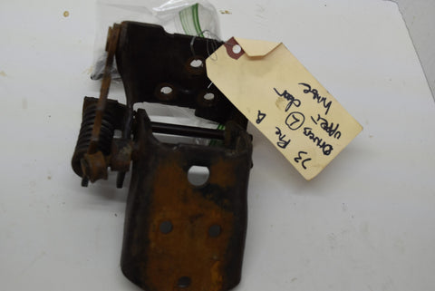 1973 73 Pontiac Firebrid driver left side door hinges upper and lower