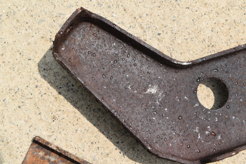 1964 Ford Galaxie Rear Inner Bumper Brackets Braces Left Right Pair LH RH 64