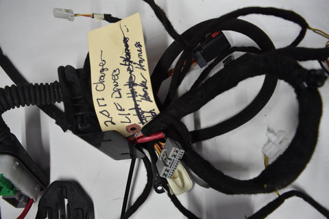 2017 DODGE CHARGER FRONT DRIVER LEFT DOOR LATCH MECHANISM WIRING HARNESS 2018
