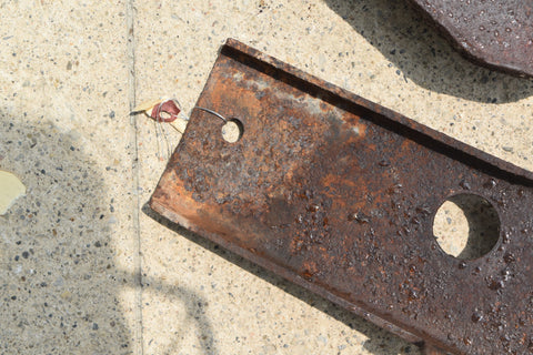 1964 Ford Galaxie Rear Inner Bumper Brackets Braces Left Right Pair LH RH 64