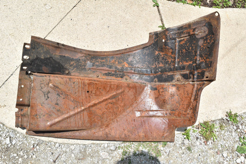 1948 Dodge D24 Custom Deluxe Inner Fender Well Left Driver 46 47 48 1946 1947 LH