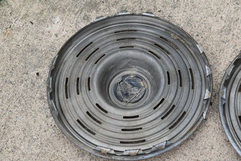 1969 Pontiac Hubcaps 15" Set of 4 PMD Emblem Original GM