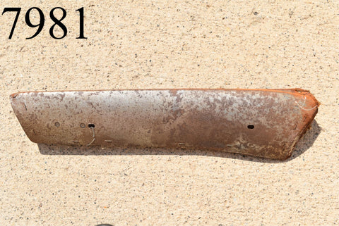 1958 Oldsmobile Super 88 Front Bench Seat Left Driver Trim Moulding Metal 58 OEM