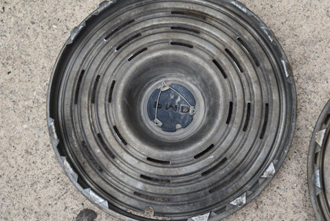 1969 Pontiac Hubcaps 15" Set of 4 PMD Emblem Original GM