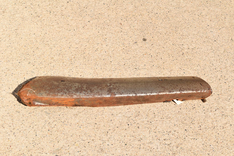 1958 Oldsmobile Super 88 Front Bench Seat Left Driver Trim Moulding Metal 58 OEM