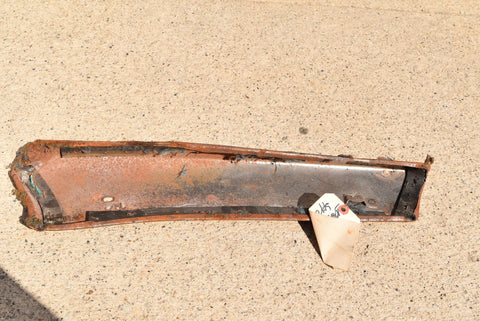 1958 Oldsmobile Super 88 Front Bench Seat Left Driver Trim Moulding Metal 58 OEM