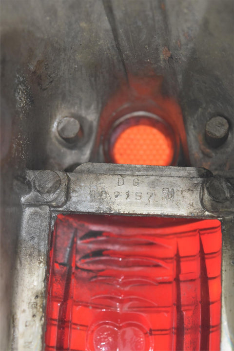 1941 1948 Chrysler RH Passenger Tail Light Assembly Glass Lens OEM 41 42 43 44