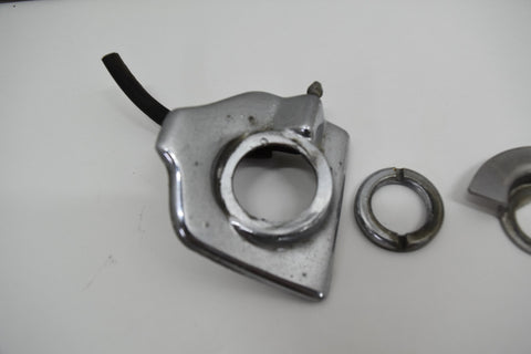 1958 CADILLAC LIMO SERIES 75 DRIVER LH FRONT WIPER ARM MOUNTING TRIM 58