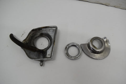 1958 CADILLAC LIMO SERIES 75 DRIVER LH FRONT WIPER ARM MOUNTING TRIM 58