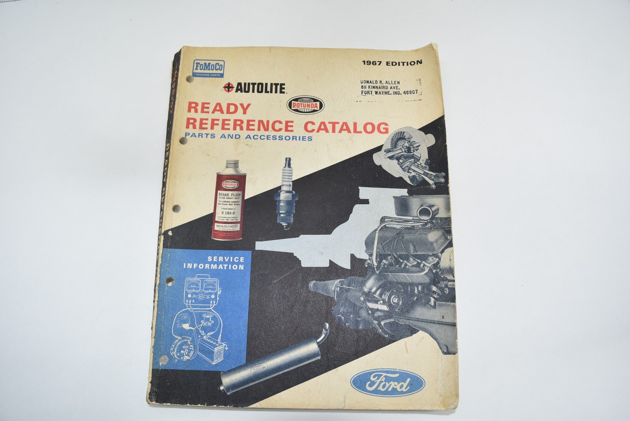 1967 Ford FOMOCO Autolite Ready Reference Catalog Parts & Accessories