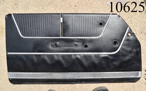 1964 Ford Galaxie 500 Interior Left Driver 2 dr Door Panel Trim LH Black 64