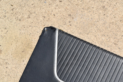 1964 Ford Galaxie 500 Interior Left Driver 2 dr Door Panel Trim LH Black 64