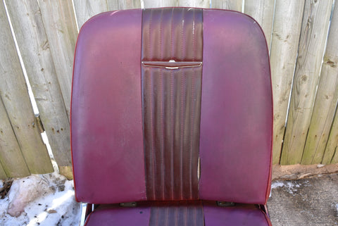 1964 1965 1966 Ford Thunderbird Bucket Seat Left Driver LH Hot Rod 64 65 66 Red