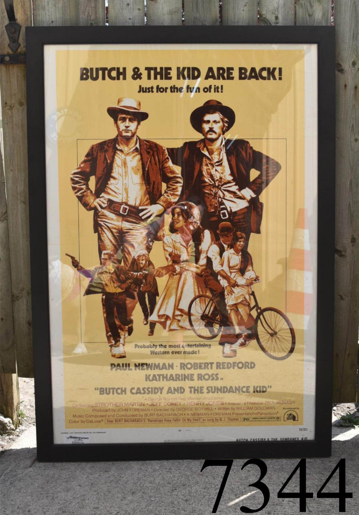 Butch Cassidy And The Sundance Kid Original Movie Theatre Poster