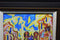 Bill Binger New Mexico Art Colorful Acrylic Painting Framed Wall Decor Fine Art