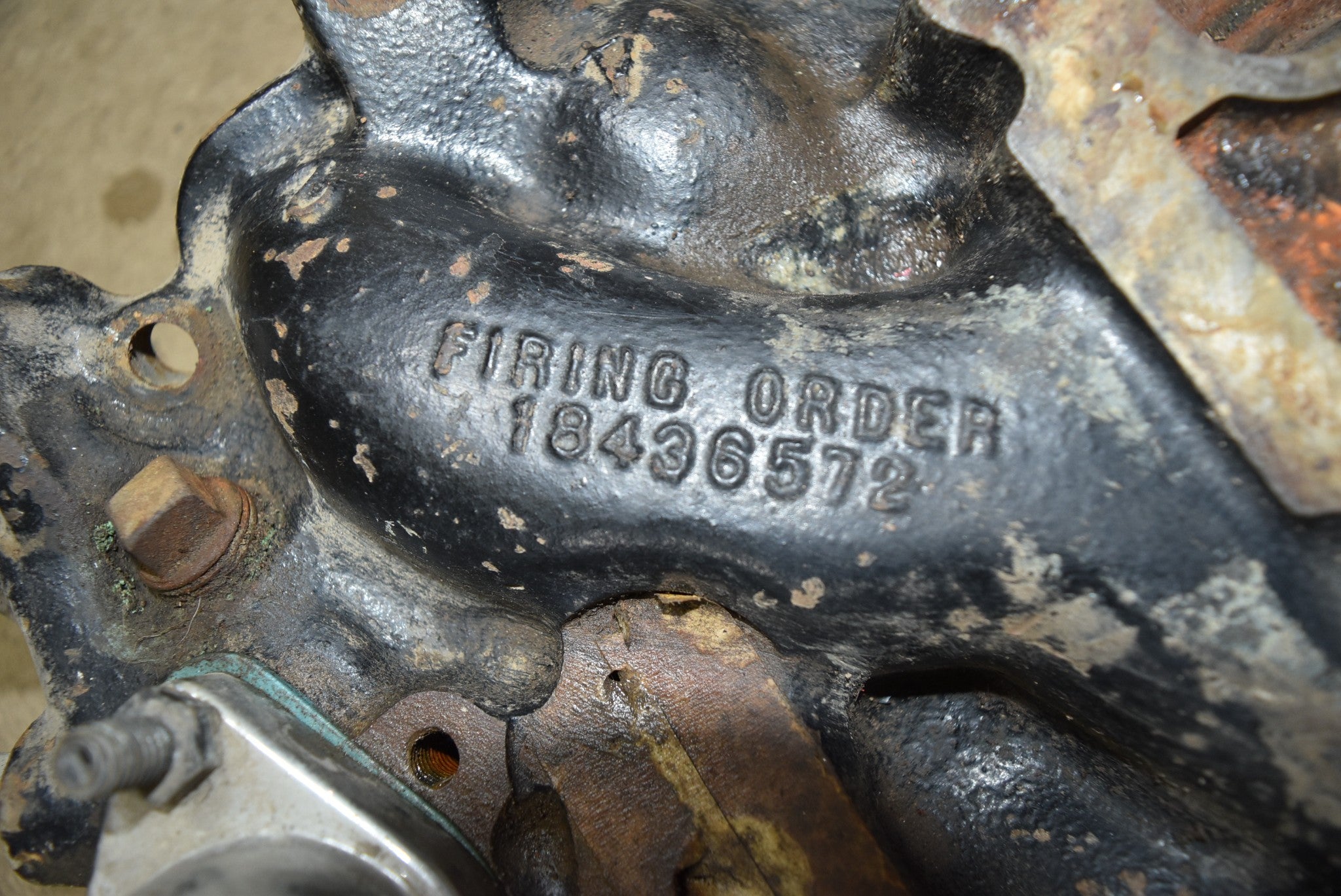 1985 454 7.4 BBC THROTTLE BODY INTAKE MANIFOLD CHEVY GM 14087487 BIG B FatMan's Garage, LLC